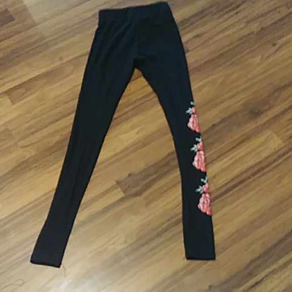 Floral rose leggings - Picture 2 of 4